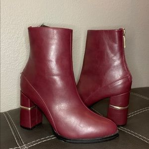 High Heel Leather Boots